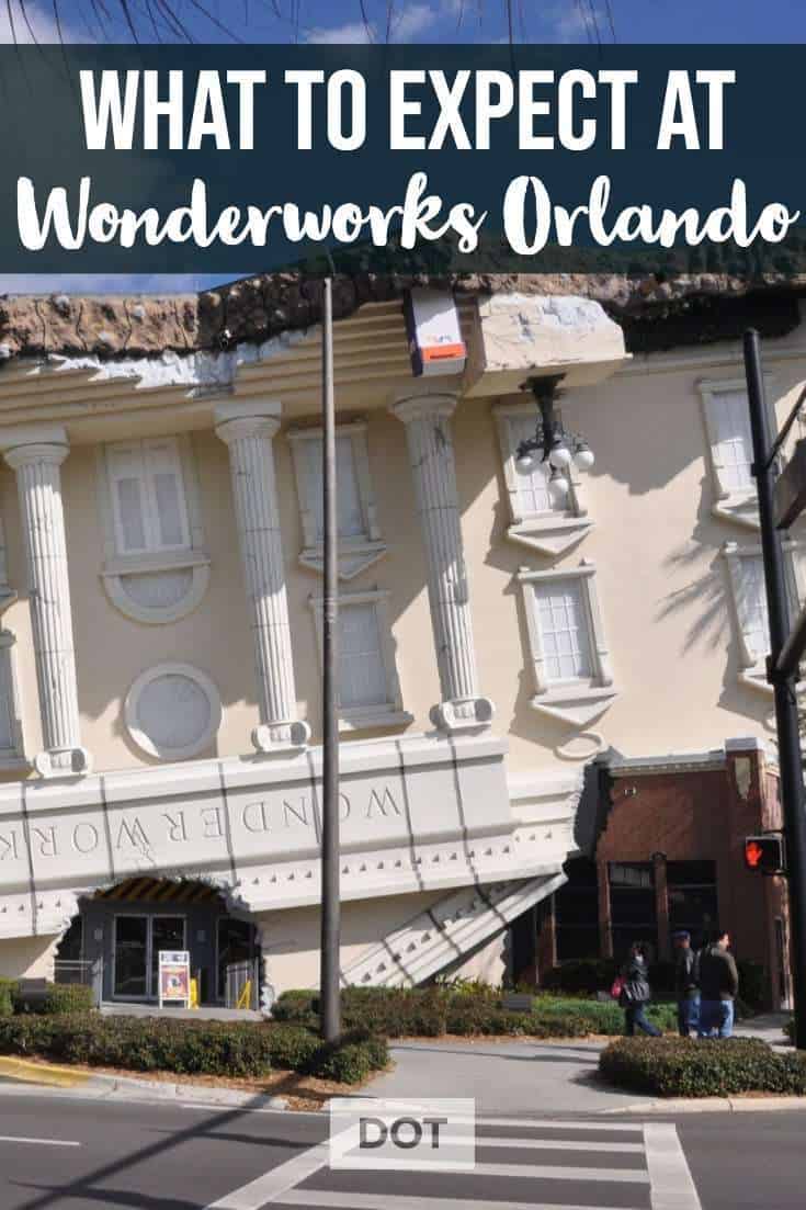 Wonderworks Orlando 3 Generally, as a family, we try to avoid the over touristy attractions when we visit a destination. Since Orlando is a popular family location, it also tends to draw those cheesy and cheap attractions as well. Which is why I avoided the upside-down building on International Drive for so long. However, when I learned that Wonderworks Orlando had a comedy magic dinner show, I decided it was time to check it out. And I'm glad I did. Here's why you should add Wonderworks Orlando as one of your must-do attractions the next time you're in Orlando.
