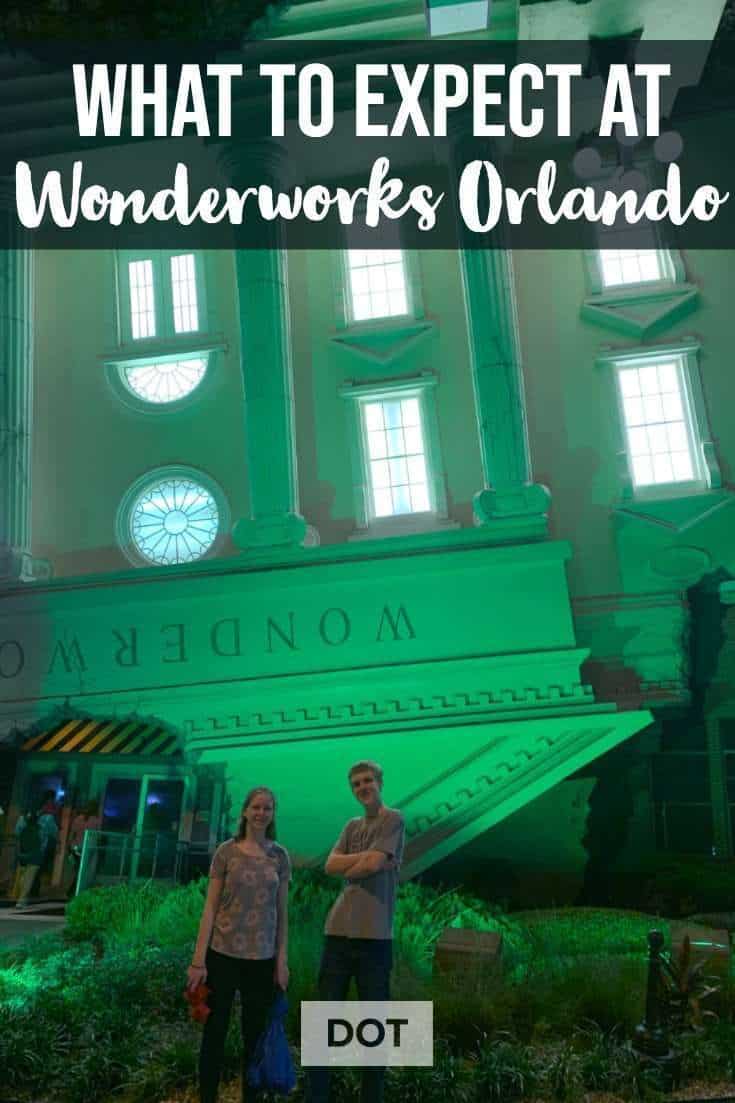 Wonderworks Orlando 2 Generally, as a family, we try to avoid the over touristy attractions when we visit a destination. Since Orlando is a popular family location, it also tends to draw those cheesy and cheap attractions as well. Which is why I avoided the upside-down building on International Drive for so long. However, when I learned that Wonderworks Orlando had a comedy magic dinner show, I decided it was time to check it out. And I'm glad I did. Here's why you should add Wonderworks Orlando as one of your must-do attractions the next time you're in Orlando.
