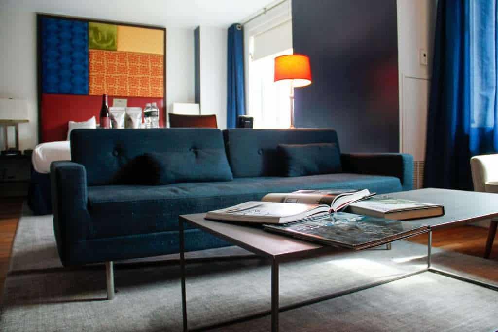 Hotel Hayden 2 Harvested in the heart of the flower district, the Hotel Hayden in New York City is a charming escape from the buzz of the city, yet still centrally located in Manhattan to be in the center of it all.