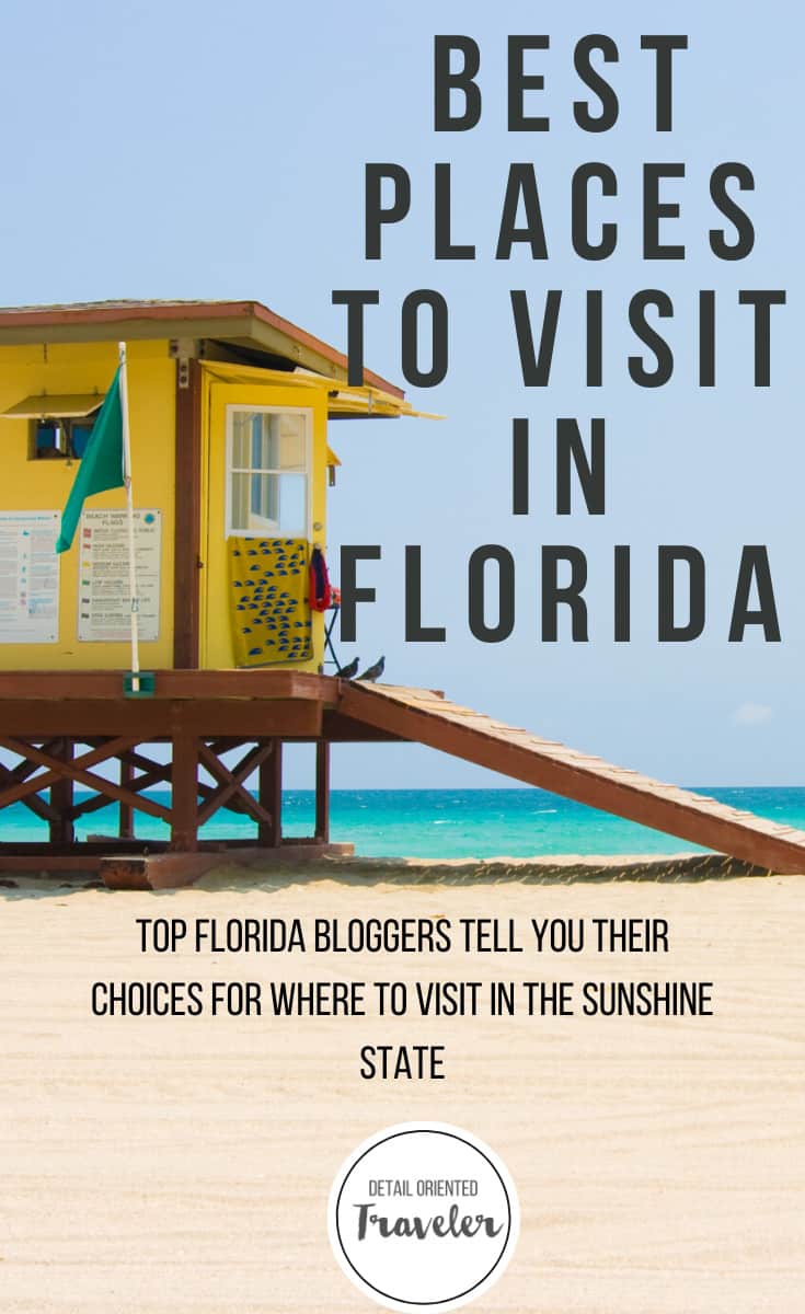best places to visit in Florida 15 Florida is a fantastic place to visit. It's an even better place to live. The Sunshine State has a lot to offer, so it's no wonder millions of people look for the best places to go in Florida. Fortunately, we live here and try to explore our home state as often as we can. However, it's impossible to see and do it all. I reached out to my fellow Floridian bloggers to see what they think are the best places to visit in Florida.